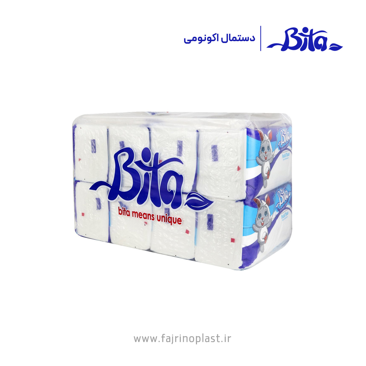 دستمال کاغذی اکونومی ۱۰ عددی بیتا دستمال کاغذی اکونومی ۱۰ عددی بیتا