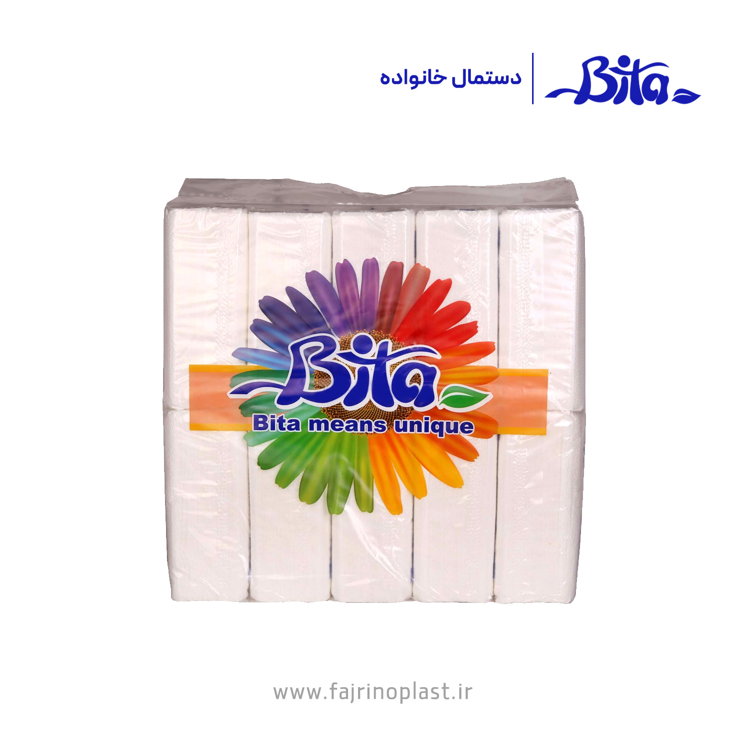 دستمال کاغذی خانواده ۱۰ عددی بیتا دستمال کاغذی خانواده ۱۰ عددی بیتا